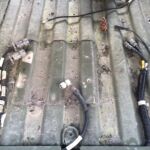 M1097R1 HMMWV after rear radio tray and speaker removal